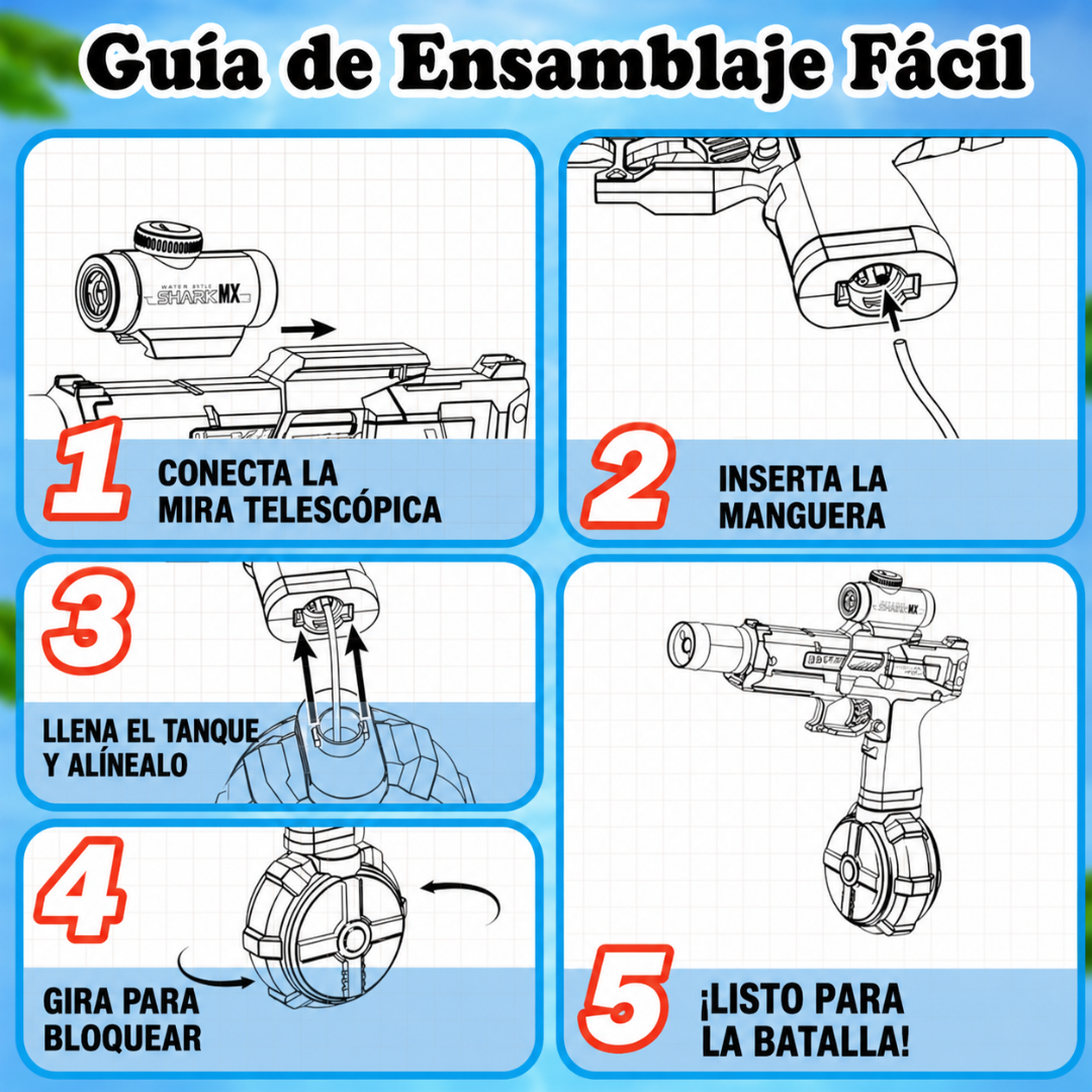 Pistola de agua Automàtica
